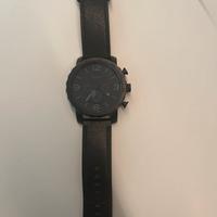 Orologio fossil nero cinturino in pelle