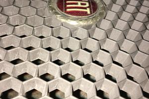 Mascherina e radiatore olio epoca FIAT