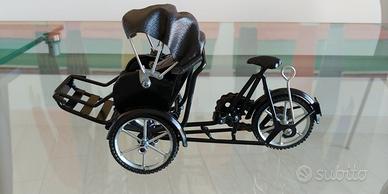 modellino triciclo risciò artigianato thailandese