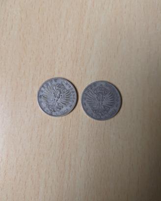 Monete da 1 lira argento 83%