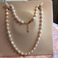 collana e bracciale perle e argento 925