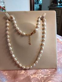 collana e bracciale perle e argento 925