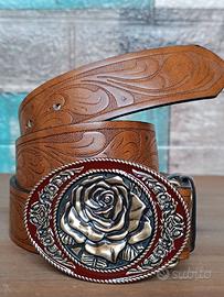 Cintura country style uomo donna western