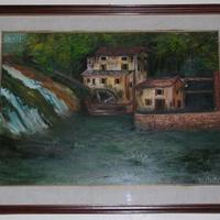 Quadro Antico Molinetto della Croda