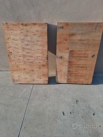 COPPIA DI BANCALI IN LEGNO  