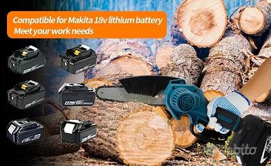 Potatore elettrico mini sega 15 cm batteria 18V