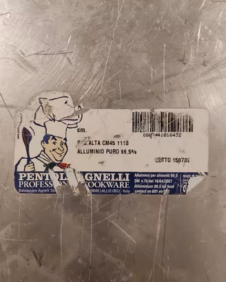 Padella Professionale Pentole Agnelli 45cm