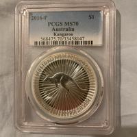 Australia moneta Kangaroo 2016 1 oncia argento