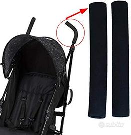 Coprimaniglie Universali Nere per Passeggino 2Pz