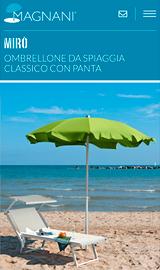 Copertura ombrellone in Tempotest Parà mare