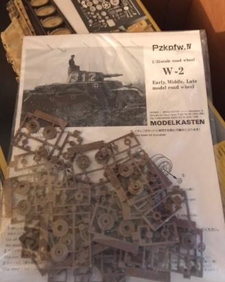 Modelkasten ruote Panzer IV