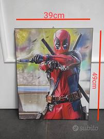 Quadro deadpool marvel comics