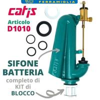 BATTERIA SIFONE CATIS SENZA PULSANTE