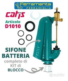BATTERIA SIFONE CATIS SENZA PULSANTE
