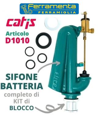 BATTERIA SIFONE CATIS SENZA PULSANTE