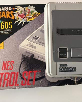 🎮 Super Nintendo SNES – Console originale scatol