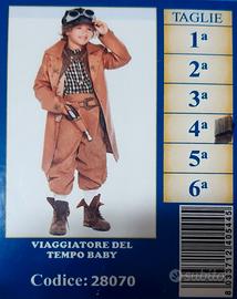 Vestito di Carnevale Viaggiatore del tempo baby