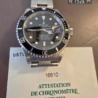rolex submariner  acciaio 
