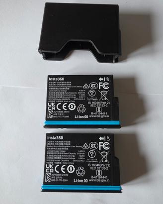 Coppia Batterie Originali Insta360 X4 Air (ottime)
