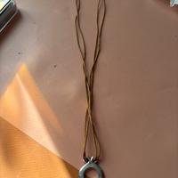 Collana corda e argento