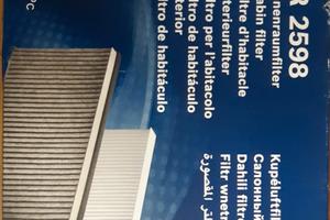 Filtro abitacolo Bosch R2598 +1 lt olio 5W-30