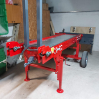 Sega e spacca carrello a catena nastro per legna