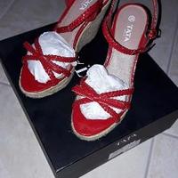 Scarpa donna Rossa aperta