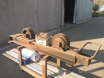 Rulliera per tubi d.250-4000 mm