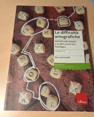 Libro Erickson ' Le difficoltà ortografiche'