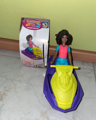 Kinder Barbie motoscafo/moto d’acqua/acquascooter