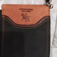 Portafoglio uomo in pelle con catena antifurto