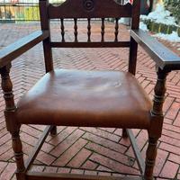 Poltroncina legno stile Fratina