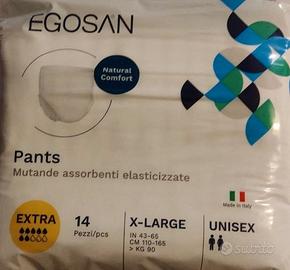 n. 1 sacchetto di Pannoloni xlarge  Egosan 14pezzi