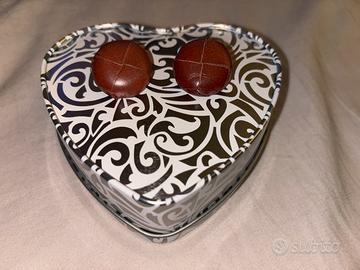 Coppia Di 2 Bottoni Nuovi Uguali Unisex Intrecciat