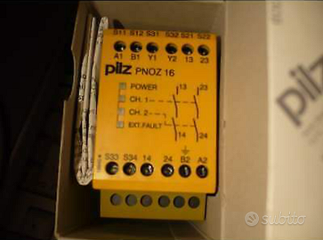 Relè sicur. Pilz Pnoz 16 24Vcc/110Vca cod.774063
