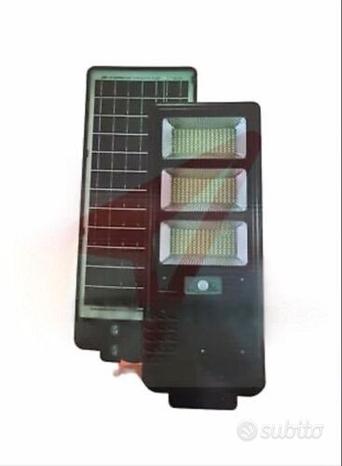 Lampione Stradale LED 300W Pannello Solare Sensore