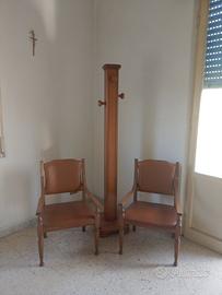 appendi abito + 2 comode sedie 