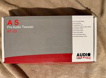 coppia tweeter Audiosyestem