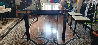 tavolo in cristallo domitalia