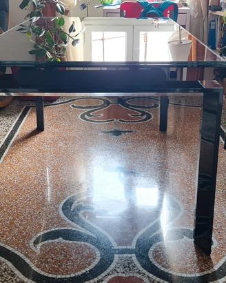 tavolo in cristallo domitalia