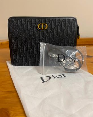Borsa / Pochette Dior Oblique Nera