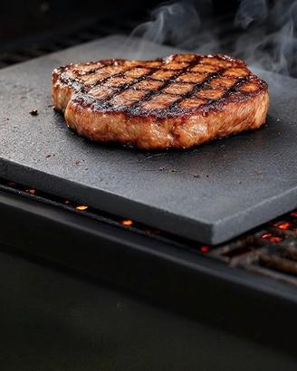 Pietra Lavica Etna 25x25x2 BBQ teglia bistecchiera