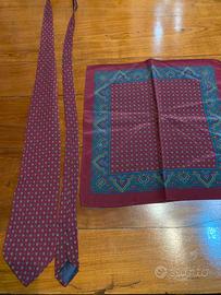 Cravatta e fazzoletto taschino Lancome