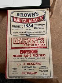 Almanacco nautico del 1964 Brown's, inglese