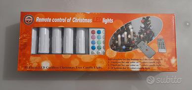 Candele LED  a colori con telecomando
