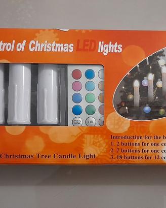 Candele LED  a colori con telecomando