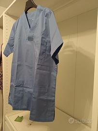 Casacca e cuffie sanitarie