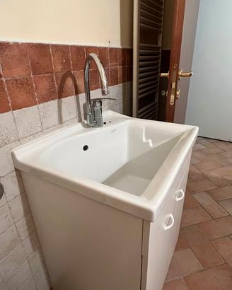 Lavatoio lavanderia ceramica Dolomite Lago 50x60cm