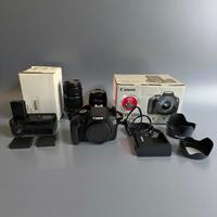 Canon 1200 con due obiettivi