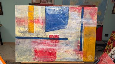 Quadro astratto su tela